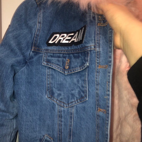 Bagatelle Denim Trucker Jacket w Fur (removable) - Picture 4 of 7